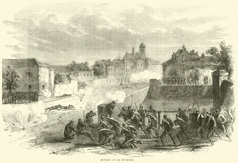 अक्टूबर 1870 को ले बोरगेट पर हमला द्वारा अंग्रेजी स्कूल