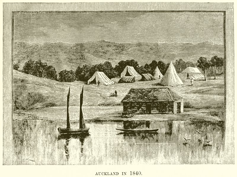 1840 में ऑकलैंड द्वारा अंग्रेजी स्कूल