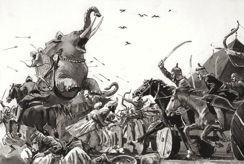 बाबर, द टाइगर ऑफ़ काबुल द्वारा अंग्रेजी स्कूल