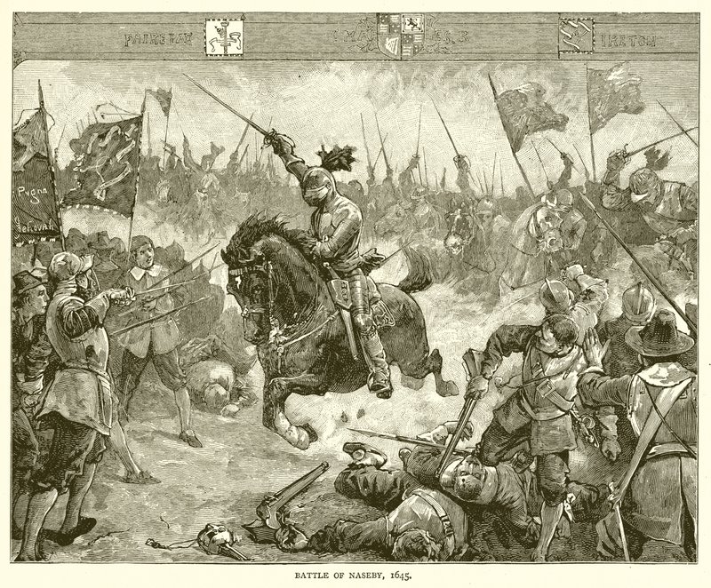 नसीब की लड़ाई, 1645 द्वारा अंग्रेजी स्कूल
