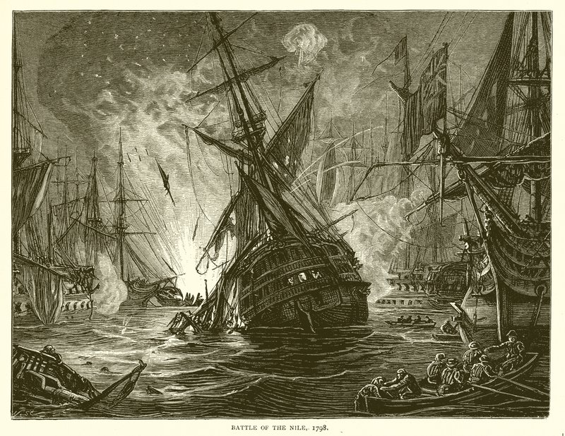नील नदी की लड़ाई, 1798 द्वारा अंग्रेजी स्कूल