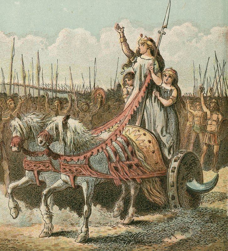 Boadicea और उसकी सेना द्वारा अंग्रेजी स्कूल