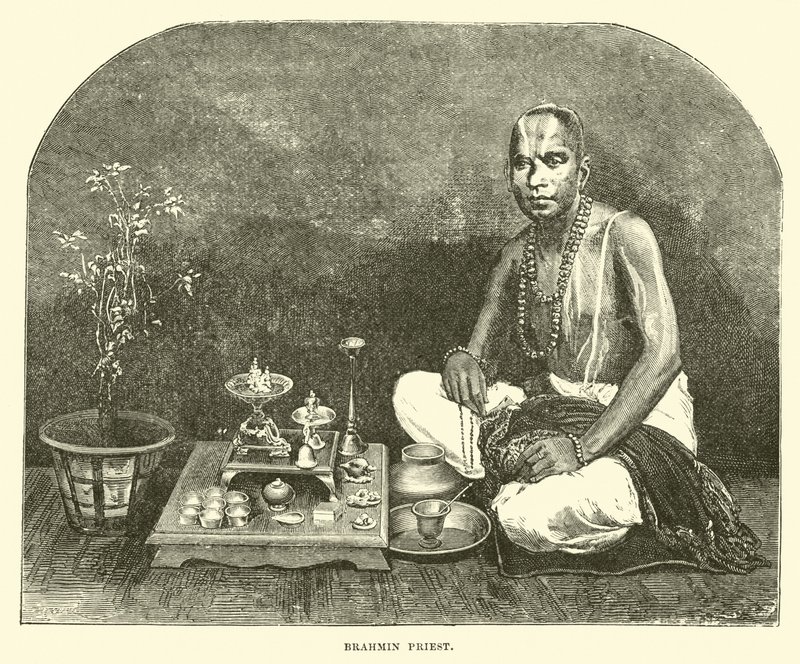 ब्राह्मण पुजारी द्वारा अंग्रेजी स्कूल