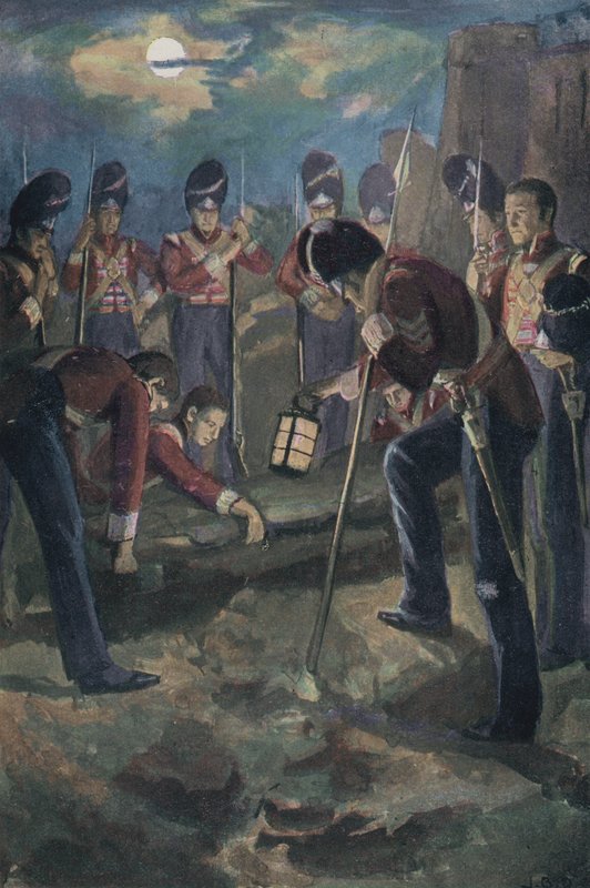 कोरुना, अपाइन, प्रायद्वीपीय युद्ध, 1809 की लड़ाई के बाद जनरल सर जॉन मूर का दफन द्वारा अंग्रेजी स्कूल