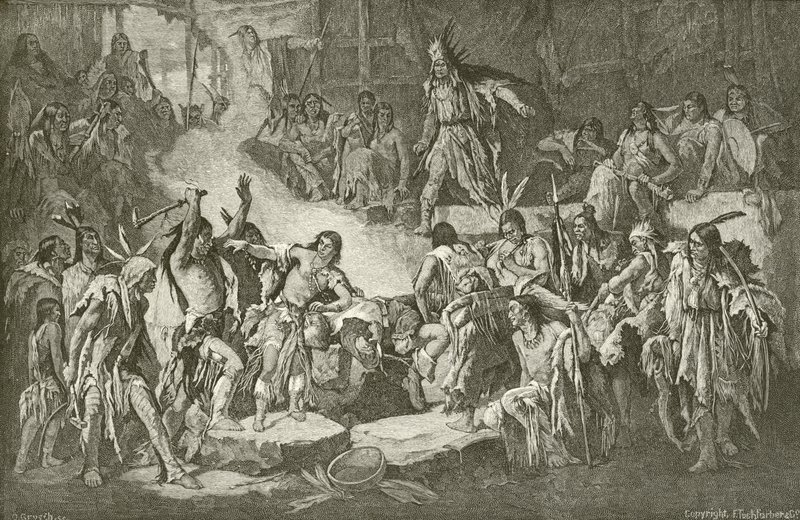 कप्तान स्मिथ Pocahontas द्वारा बचाया द्वारा अंग्रेजी स्कूल