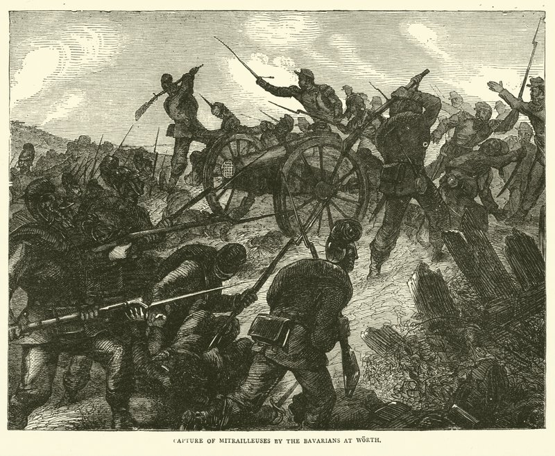 1870 में वर्थ में बवेरियन द्वारा मितराईलीस का कब्जा द्वारा अंग्रेजी स्कूल