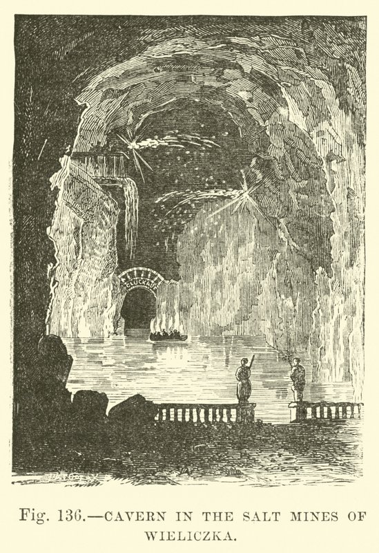 Wieliczka के नमक खान में गुफा द्वारा अंग्रेजी स्कूल
