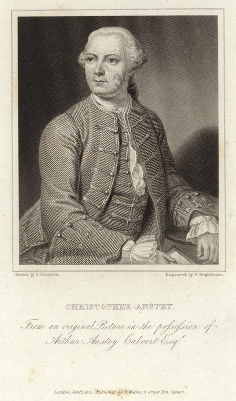 क्रिस्टोफर एंस्टी - अंग्रेजी लेखक और कवि (1724; 1805) द्वारा अंग्रेजी स्कूल