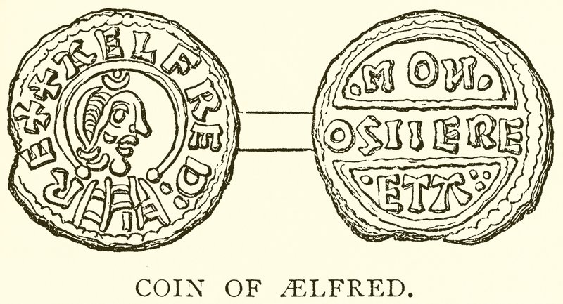 Aelfred का सिक्का द्वारा अंग्रेजी स्कूल