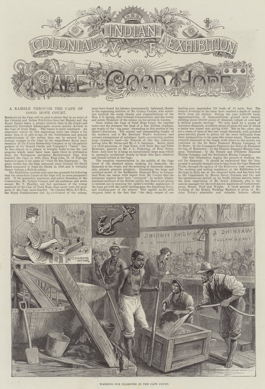 औपनिवेशिक और भारतीय प्रदर्शनी, केप ऑफ गुड होप (उत्कीर्णन) द्वारा अंग्रेजी स्कूल