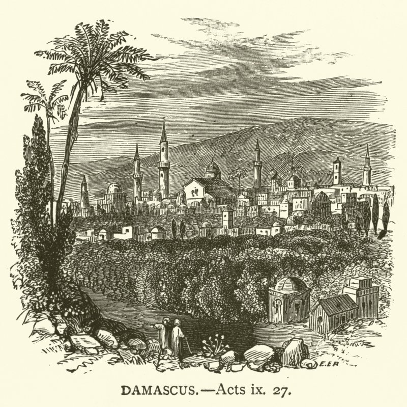 दमिश्क, अधिनियम, ix, 27 (उत्कीर्णन) द्वारा अंग्रेजी स्कूल
