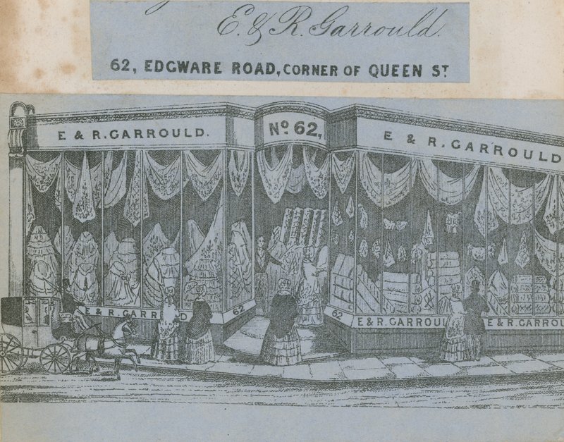 E & R Garrould, 62 Edgware Road, Corner of Queen Street, London द्वारा अंग्रेजी स्कूल