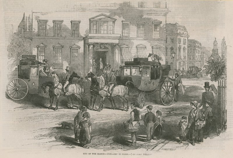 1846 सीज़न की समाप्ति - ऑफ पेरिस द्वारा अंग्रेजी स्कूल