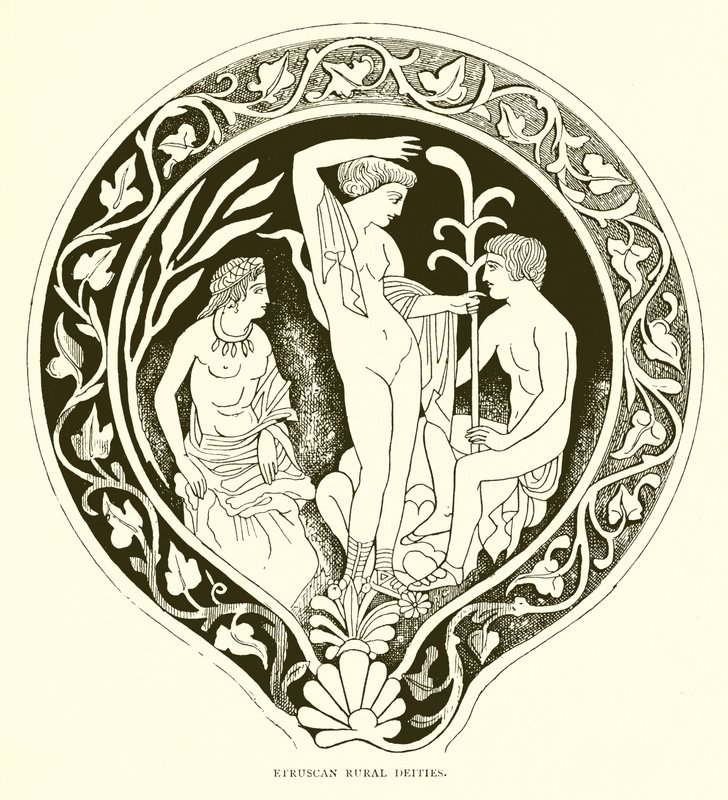Etruscan ग्रामीण देवताओं द्वारा अंग्रेजी स्कूल