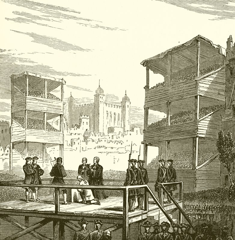 टॉवर हिल, 1716 पर लॉर्ड डेरेवेंटवाटर के प्रभु का निष्पादन द्वारा अंग्रेजी स्कूल