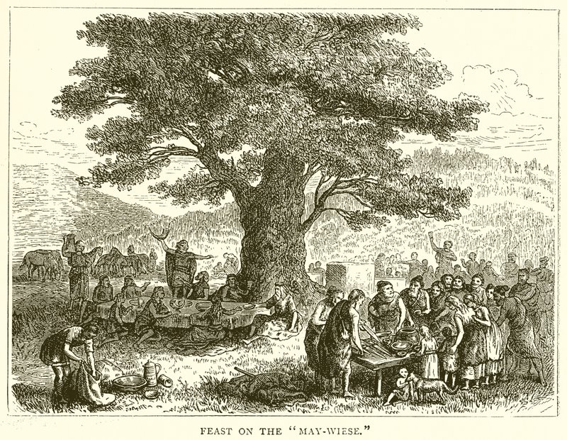 मई-विसे पर पर्व द्वारा अंग्रेजी स्कूल