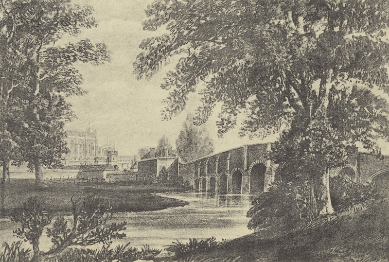 पंद्रह-आर्क ब्रिज, 1818 (गुरुत्वाकर्षण) द्वारा अंग्रेजी स्कूल