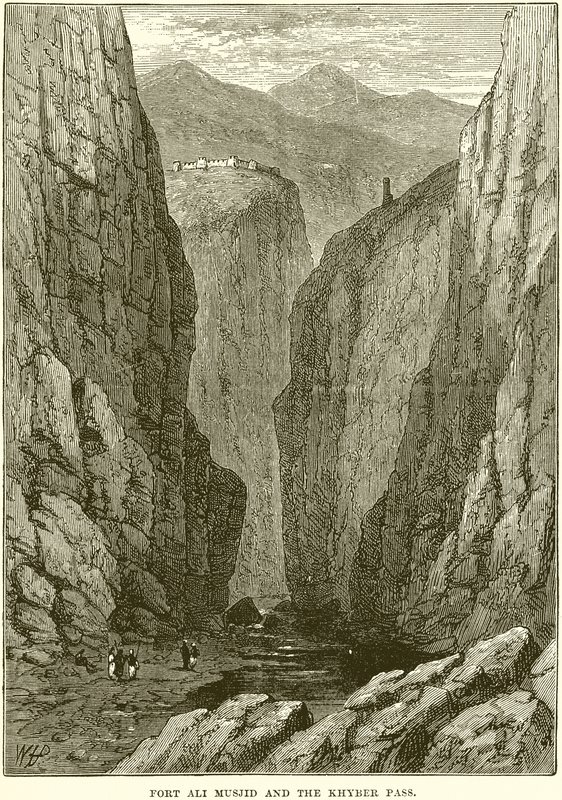 फोर्ट अली मस्जिद और खैबर दर्रा द्वारा अंग्रेजी स्कूल