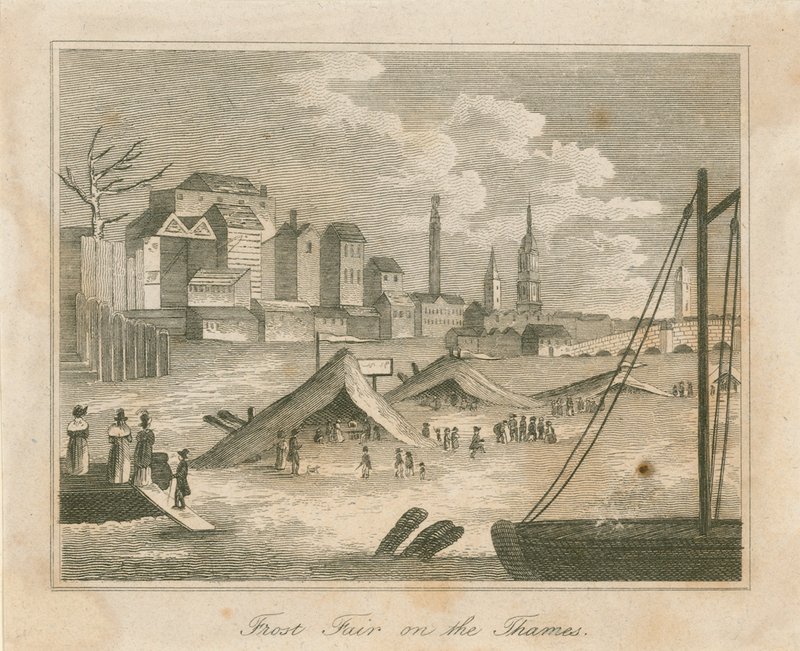 1814 का फ्रॉस्ट मेला द्वारा अंग्रेजी स्कूल