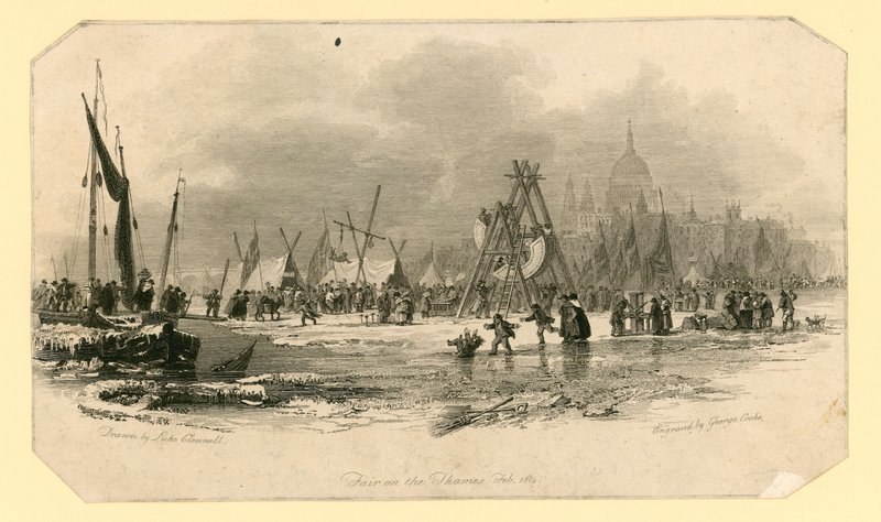 1814 का फ्रॉस्ट मेला द्वारा अंग्रेजी स्कूल