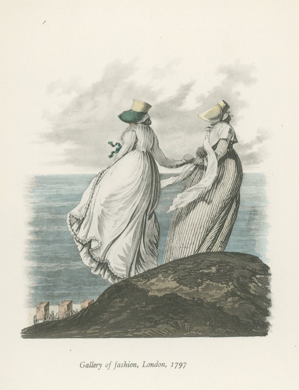 फैशन गैलरी, लंदन, 1797 द्वारा अंग्रेजी स्कूल