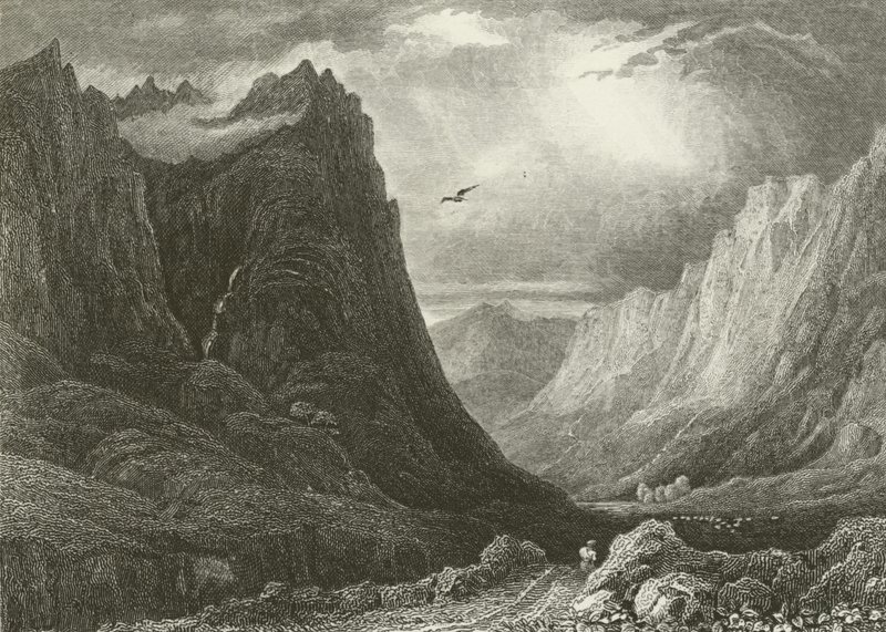 Glencoe, नीचे देख रहा है द्वारा अंग्रेजी स्कूल