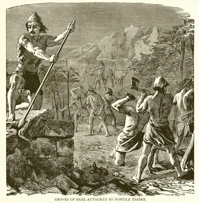 Groves of Baal ने शत्रुतापूर्ण जनजातियों द्वारा हमला किया द्वारा अंग्रेजी स्कूल
