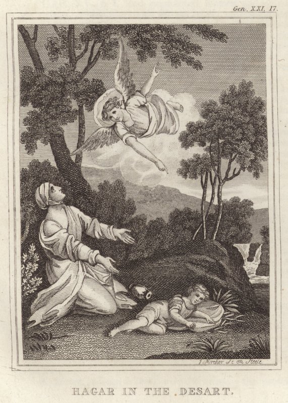 Hagar in the Desart  द्वारा अंग्रेजी स्कूल