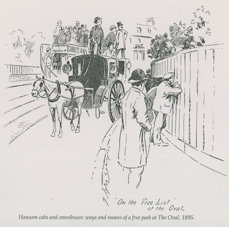 हैंसोम कैब्स एंड ओम्निब्यूज - द ओवल, 1895 में एक निशुल्क झूले के तरीके और साधन द्वारा अंग्रेजी स्कूल