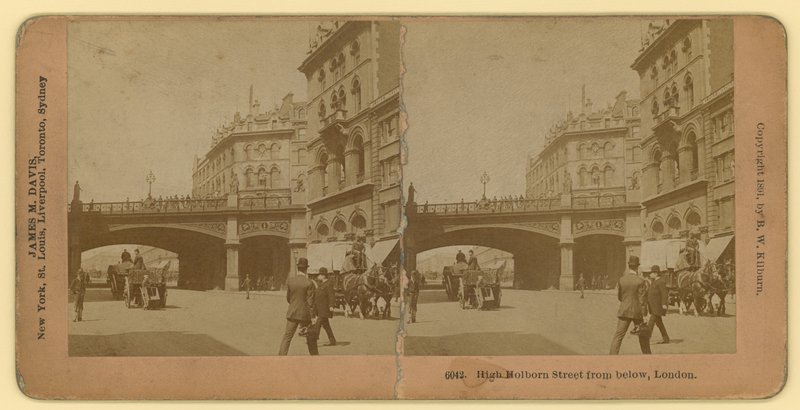 Holborn Viaduct; फोटो द्वारा अंग्रेजी स्कूल