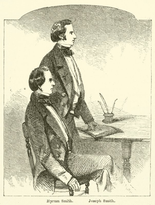 Hyrum स्मिथ, जोसेफ स्मिथ (उत्कीर्णन) द्वारा अंग्रेजी स्कूल