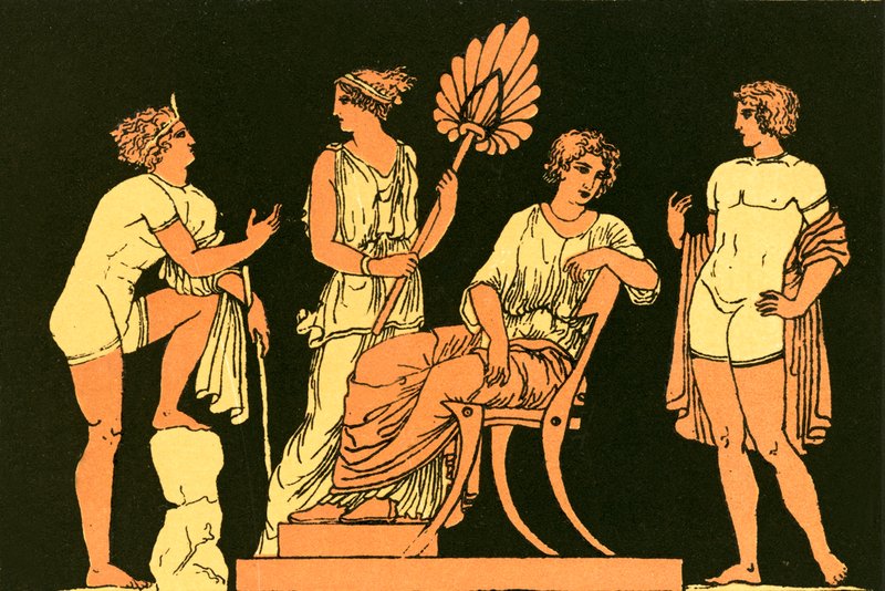 Iphigenia और Orestes द्वारा अंग्रेजी स्कूल