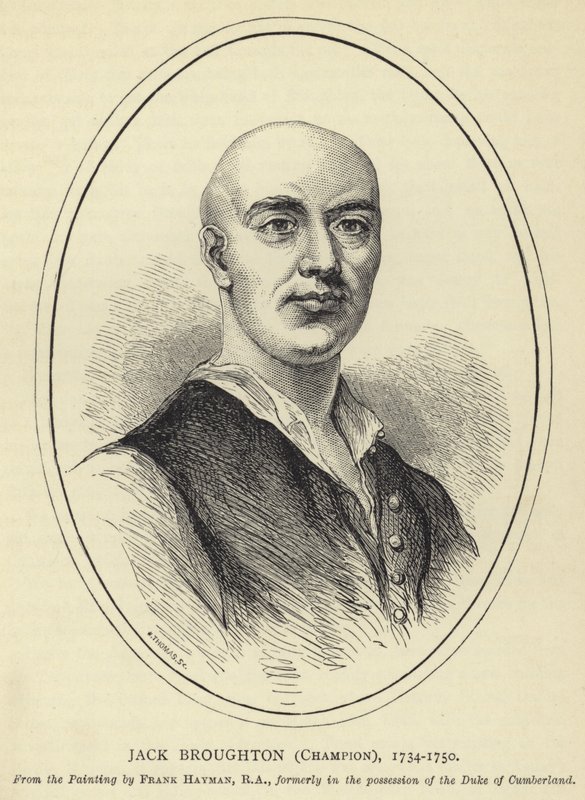 जैक बरोटन, चैंपियन, 1734-1750, फ्रैंक हैमैन, आरए द्वारा पेंटिंग से, ड्यूक ऑफ कंबरलैंड के कब्जे में द्वारा अंग्रेजी स्कूल