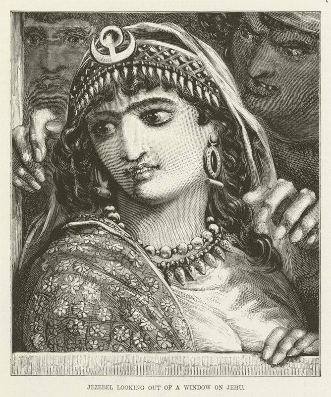 Jezebel Jehu पर एक खिड़की से बाहर देख रहे हैं द्वारा अंग्रेजी स्कूल