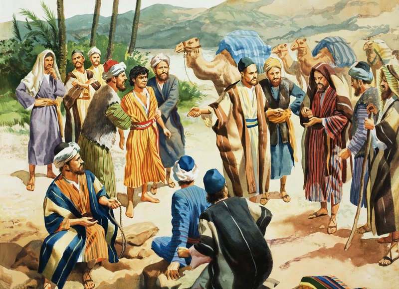 जोसेफ को चांदी के 20 टुकड़े बेचे जा रहे हैं द्वारा अंग्रेजी स्कूल