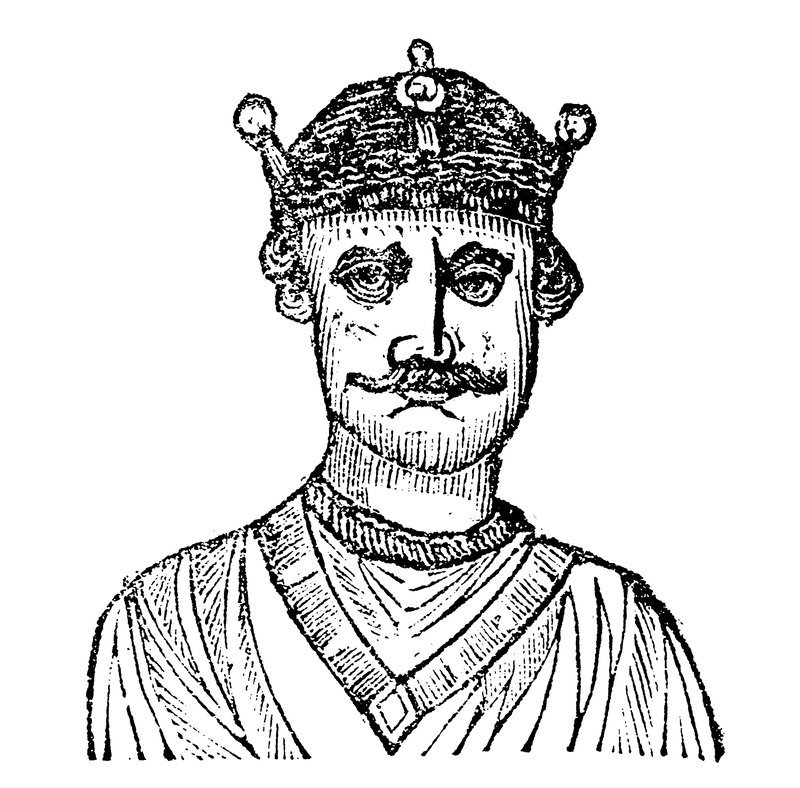किंग विलियम द्वितीय, उपनाम रूफस (लकड़ी का कट) द्वारा अंग्रेजी स्कूल