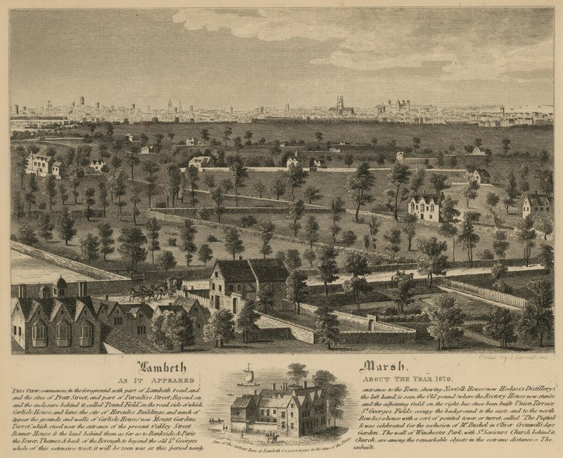 लैंथ मार्श के रूप में यह वर्ष 1670 के बारे में दिखाई दिया द्वारा अंग्रेजी स्कूल