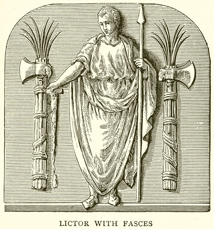 fasces साथ परिचर द्वारा अंग्रेजी स्कूल