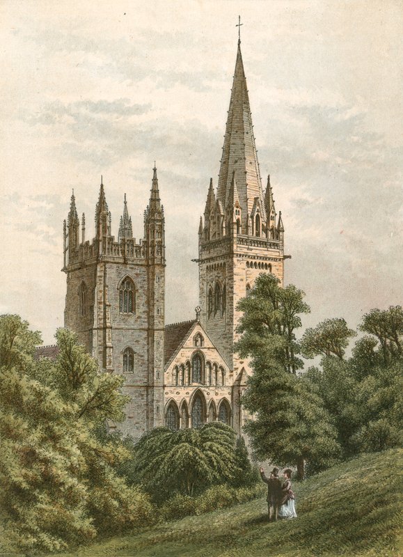 Llandaff Cathedral द्वारा अंग्रेजी स्कूल
