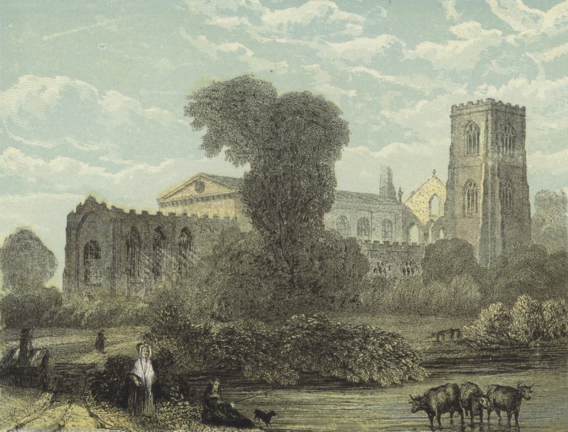 Llandaff Cathedral, North East View द्वारा अंग्रेजी स्कूल