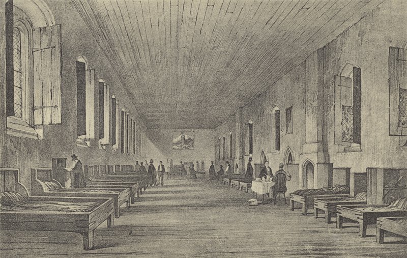 लॉन्ग चैंबर, 1844 (गुरुत्वाकर्षण) द्वारा अंग्रेजी स्कूल
