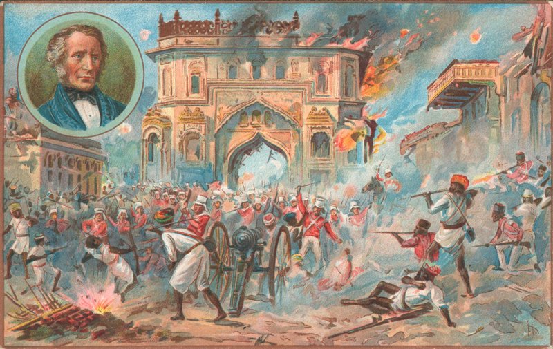 लखनऊ, भारतीय विद्रोह, 1857 द्वारा अंग्रेजी स्कूल