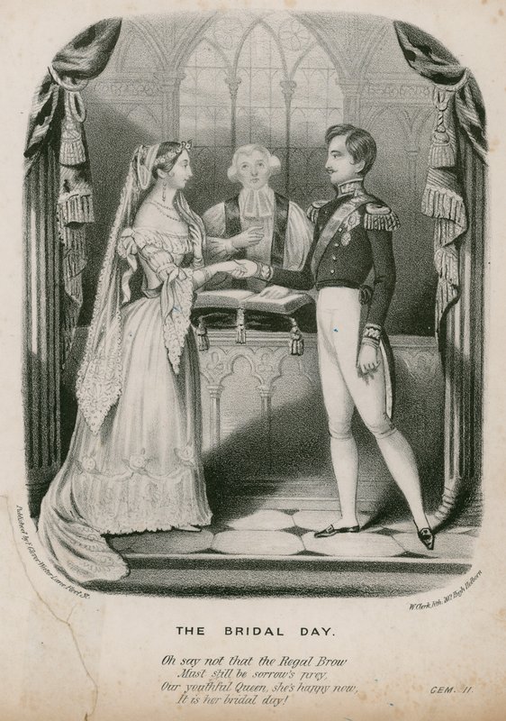 क्वीन विक्टोरिया और प्रिंस अल्बर्ट की शादी, 10 फरवरी 1840 द्वारा अंग्रेजी स्कूल