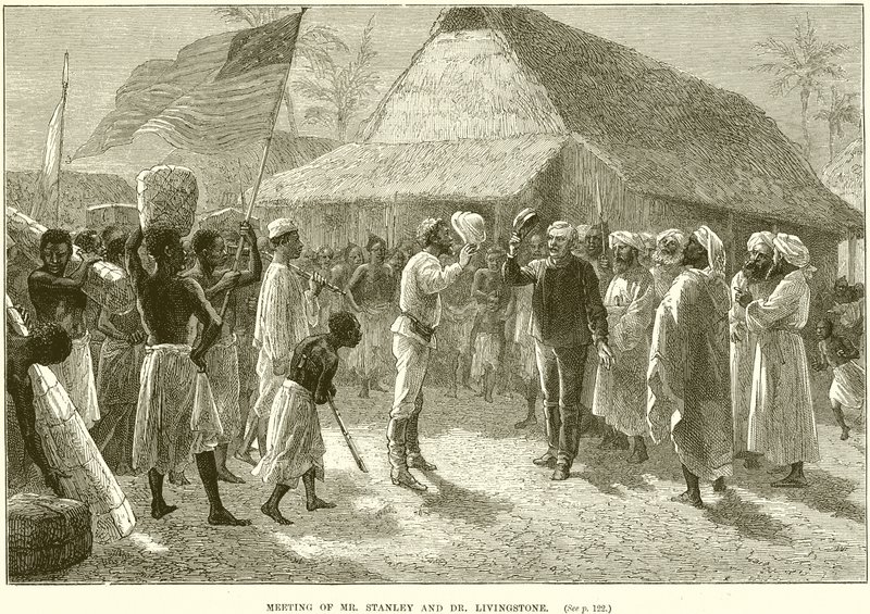 श्री स्टेनली और डॉ। लिविंगस्टोन की बैठक द्वारा अंग्रेजी स्कूल