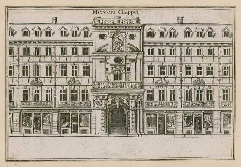 Mercers Chapel, Cheapside, London द्वारा अंग्रेजी स्कूल
