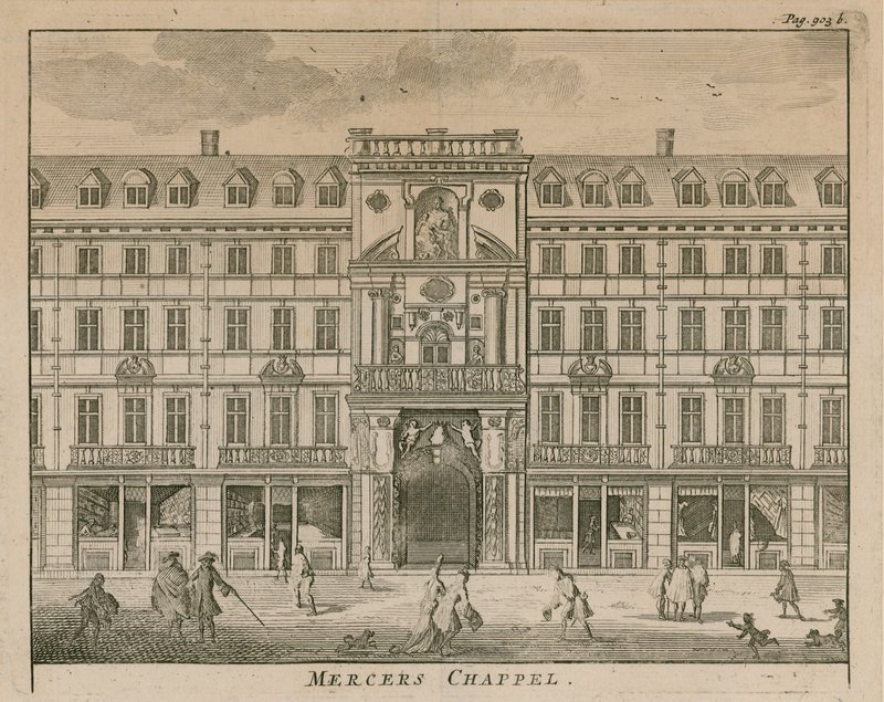 Mercers Chapel, Cheapside, London द्वारा अंग्रेजी स्कूल