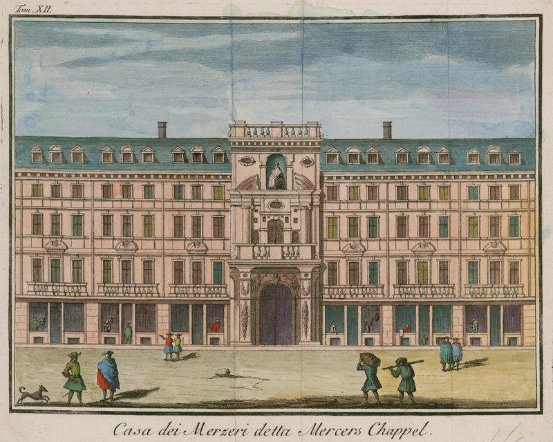 Mercers Chapel, Cheapside, London द्वारा अंग्रेजी स्कूल