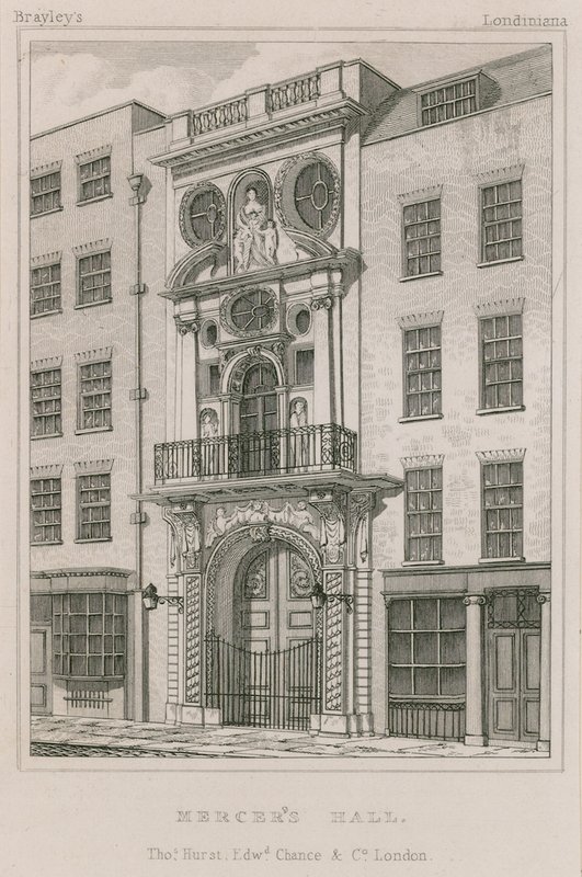 Mercers Hall, Cheapside, London द्वारा अंग्रेजी स्कूल