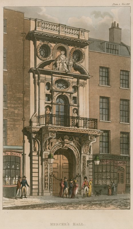 Mercers Hall, Cheapside, London द्वारा अंग्रेजी स्कूल