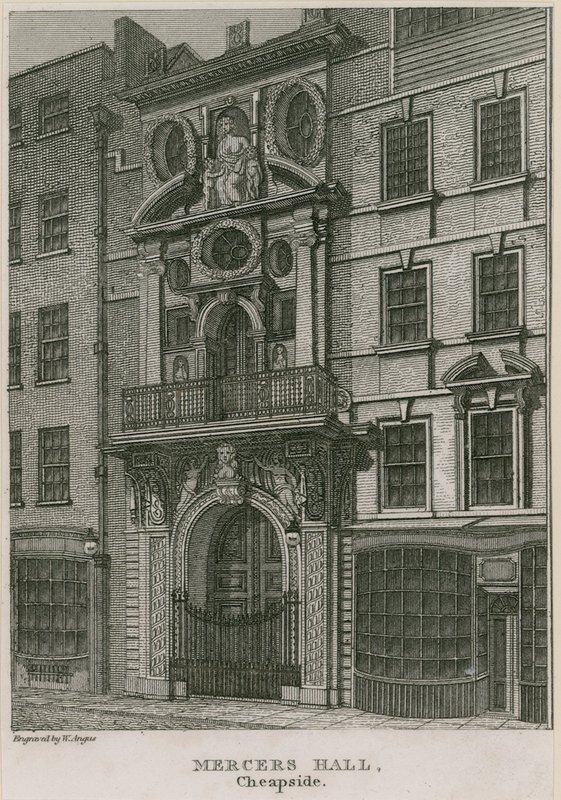 Mercers Hall, Cheapside, London द्वारा अंग्रेजी स्कूल